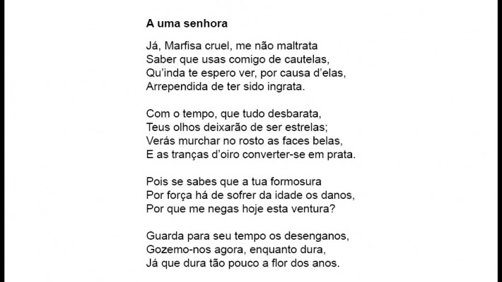 A uma senhora