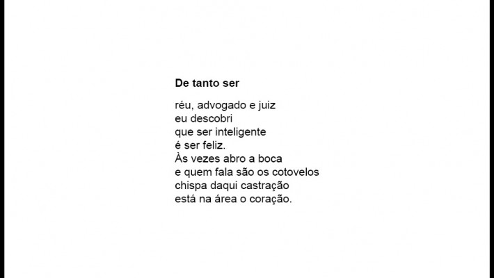 De tanto ser