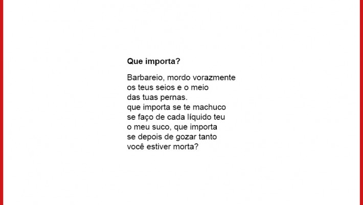 Que importa?
