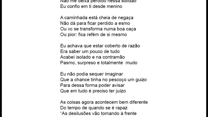 Que assim seja!