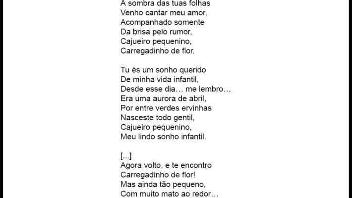 Cajueiro pequenino