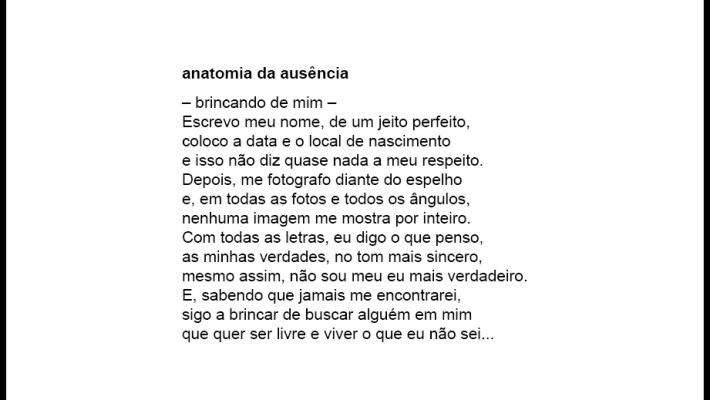 anatomia da ausência