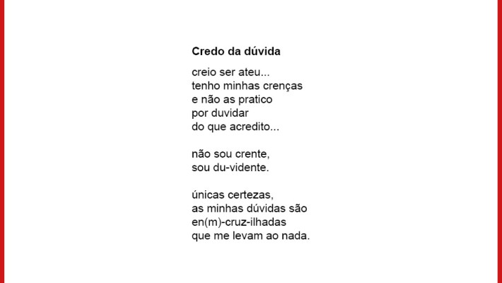Credo da dúvida