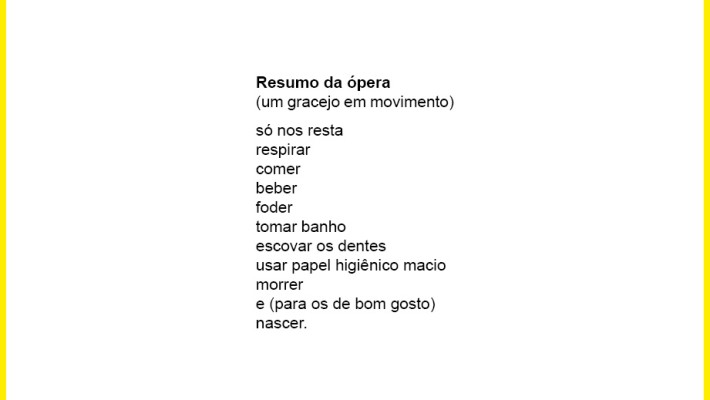 Resumo da ópera