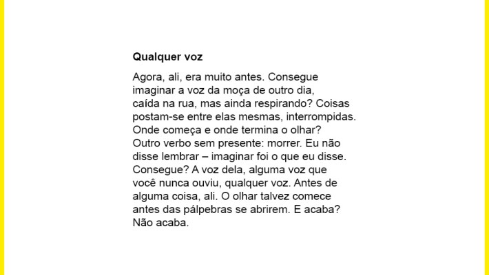 Qualquer voz