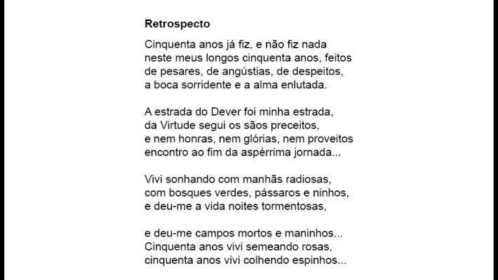 Retrospecto