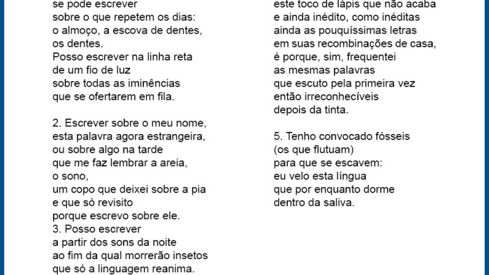 Cinco inquietações sobre a escrita