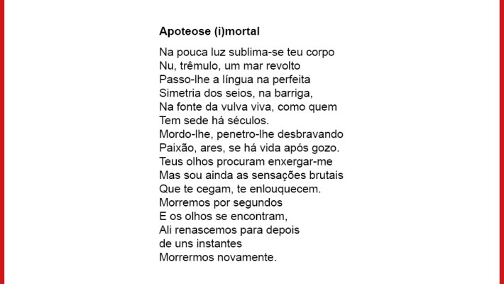 Apoteose (i)mortal