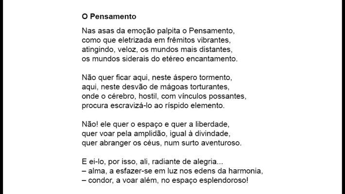 O Pensamento