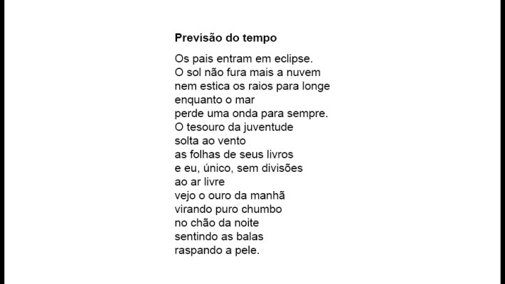 Previsão do tempo