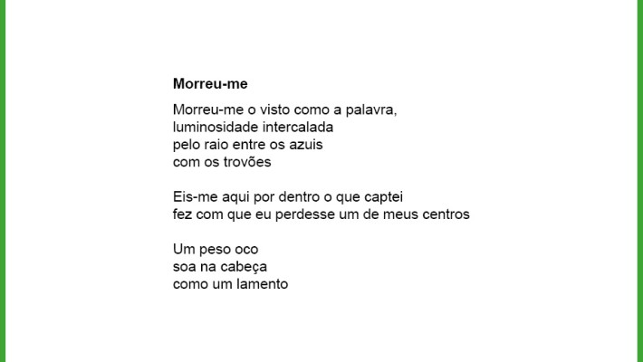 Morreu-me