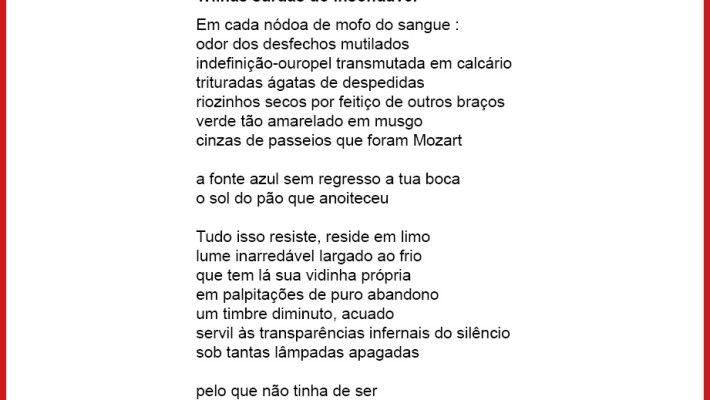Trilhas surdas do insondável