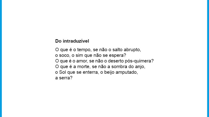 Do intraduzível