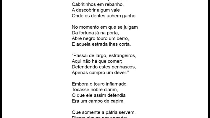 O touro e os cabritos
