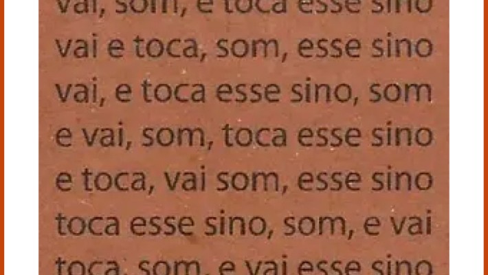 vai, som, e toca esse sino