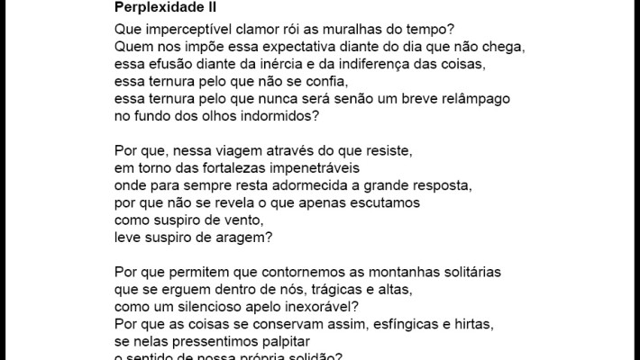 Perplexidade II