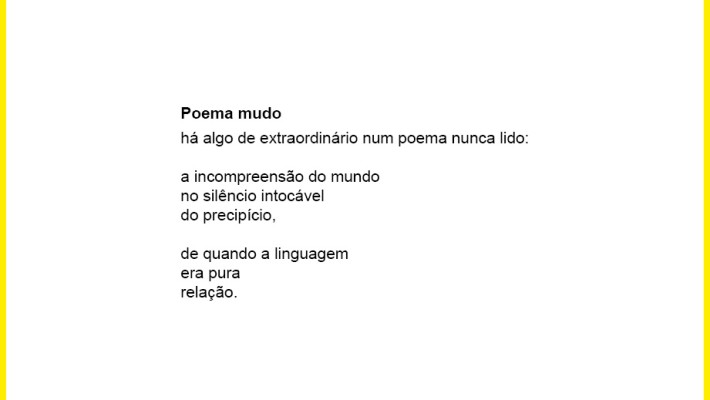 Poema mudo