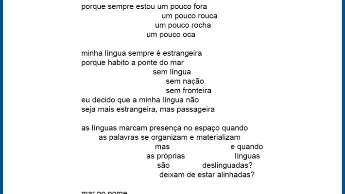 tenho uma língua estrangeira