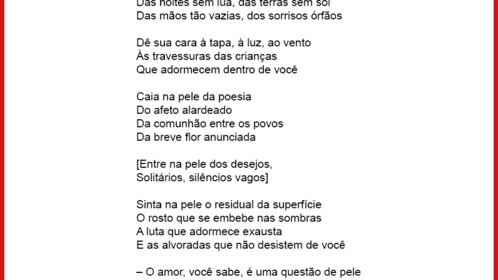 Salve a sua pele