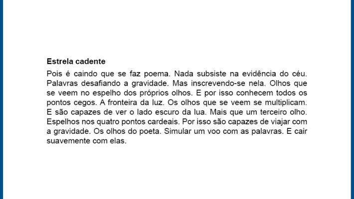 Estrela cadente