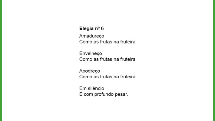 Elegia nº 6
