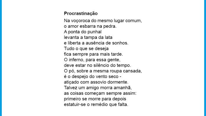 Procrastinação