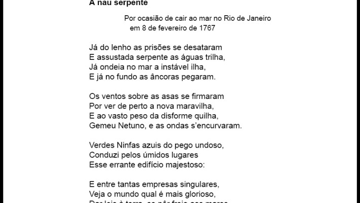 À nau serpente