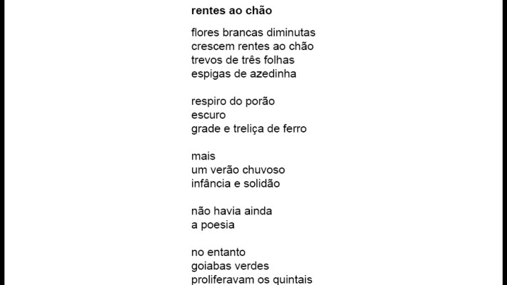 rentes ao chão