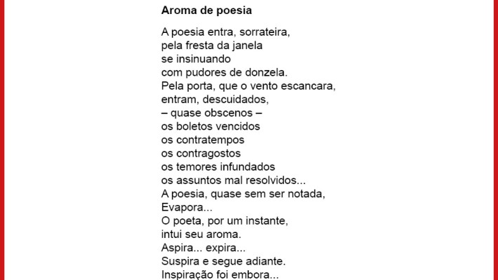 Aroma de poesia