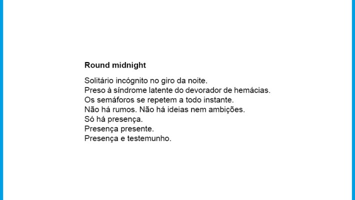 Round midnight