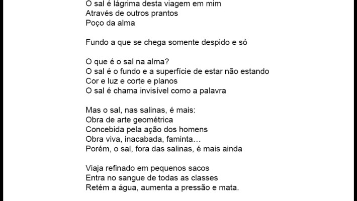 O sal da terra