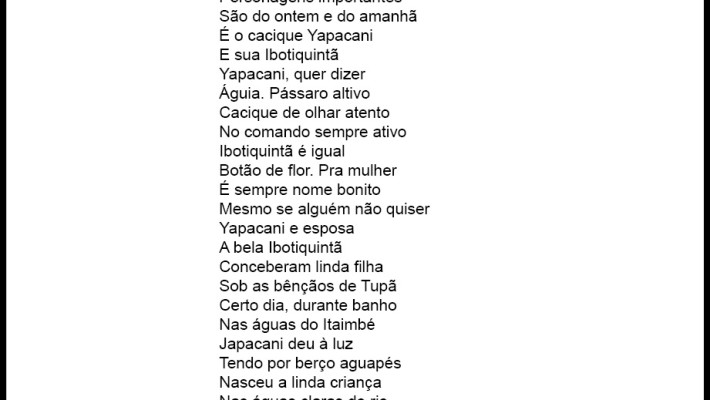 Imembuy, a filha das águas [trecho]