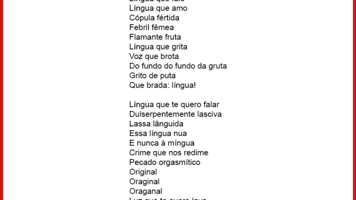 Língua [trecho]