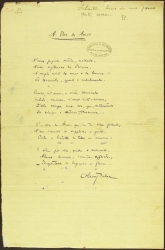 A voz do amor, de Olavo Bilac