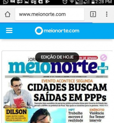 Na edição de fim de semana do Meio Norte